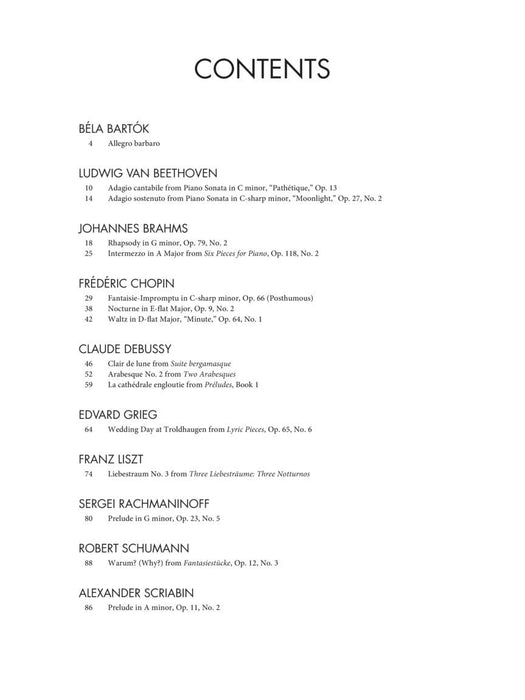 Selected Piano Masterpieces - Early Advanced Schirmer's Library Of Musical Classics Schirmer's Library of Musical Classics Volume 2131 鋼琴 小品 | 小雅音樂 Hsiaoya Music