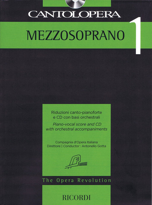 Cantolopera: Mezzo-Soprano 1 Piano-Vocal Score and CD with Orchestral Accompaniments 次女高音 管弦樂伴奏 聲樂 | 小雅音樂 Hsiaoya Music