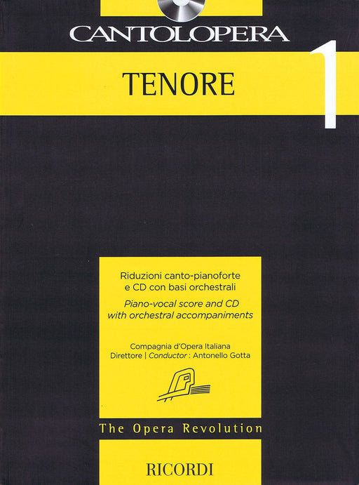 Cantolopera: Tenor 1 Piano-Vocal Score and CD with Orchestral Accompaniments 管弦樂伴奏 聲樂 | 小雅音樂 Hsiaoya Music