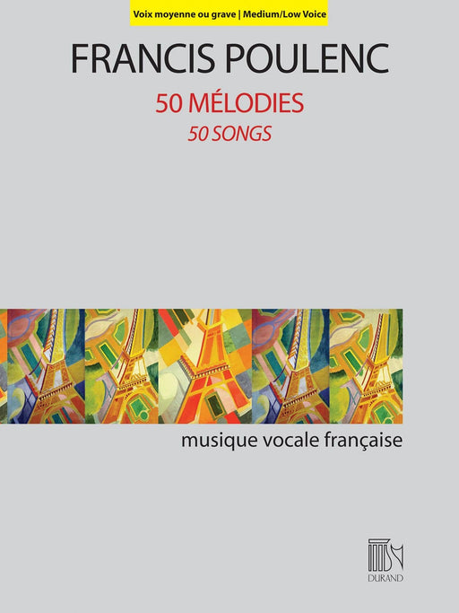 50 Mélodies (50 Songs) for Medium/Low Voice and Piano 鋼琴 中音 | 小雅音樂 Hsiaoya Music