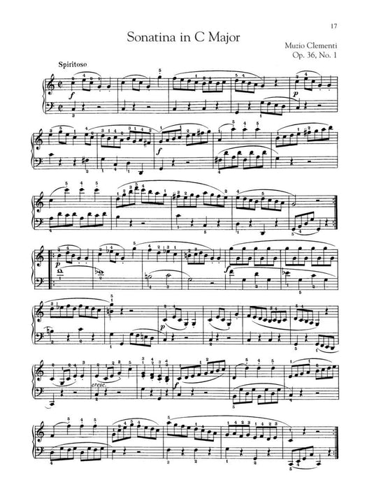 35 Sonatinas by 10 Composers for Piano Schirmer's Library of Musical Classics Volume 2136 小奏鳴曲 鋼琴 | 小雅音樂 Hsiaoya Music