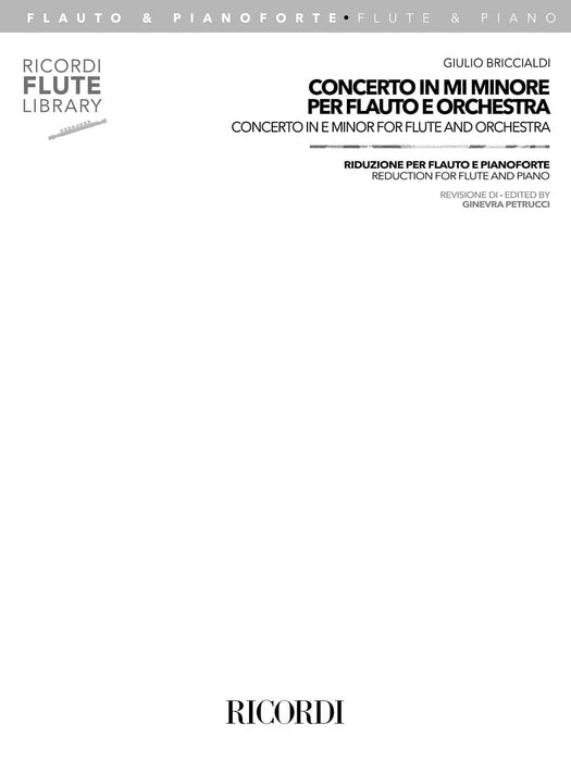 Concerto in E minor Reduction for Flute and Piano 協奏曲 長笛(含鋼琴伴奏) | 小雅音樂 Hsiaoya Music