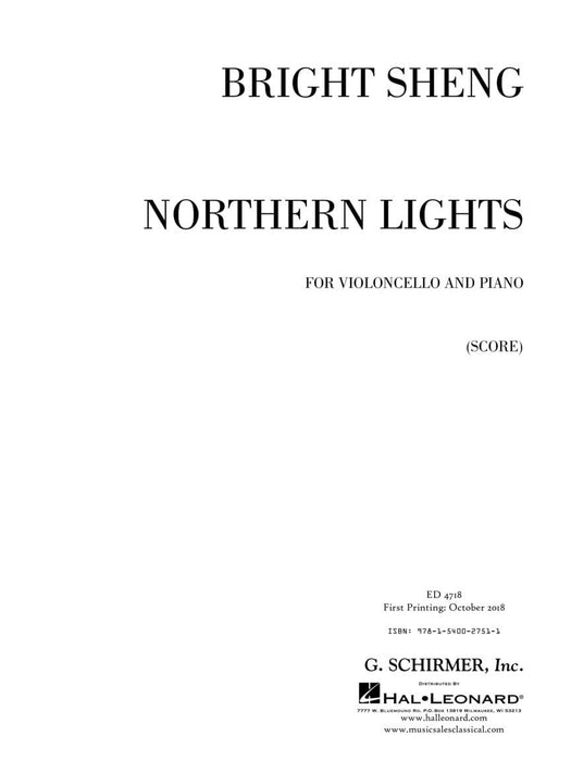 Northern Lights for Violoncello and Piano 大提琴 鋼琴 | 小雅音樂 Hsiaoya Music