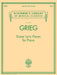 Grieg - Easier Lyric Pieces for Piano Schirmer's Library of Musical Classics Volume 2144 葛利格 小品 鋼琴 | 小雅音樂 Hsiaoya Music