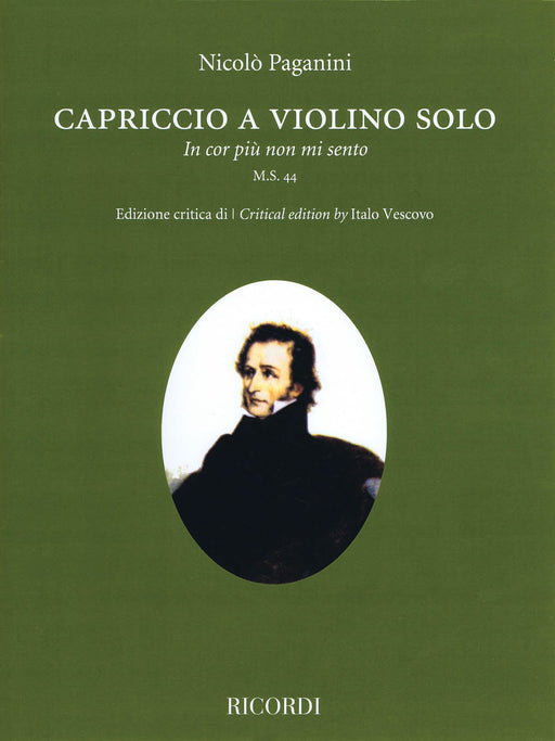 Capriccio In cor più non mi sento M.S. 44 Violin Solo 帕格尼尼 隨想曲 小提琴 | 小雅音樂 Hsiaoya Music