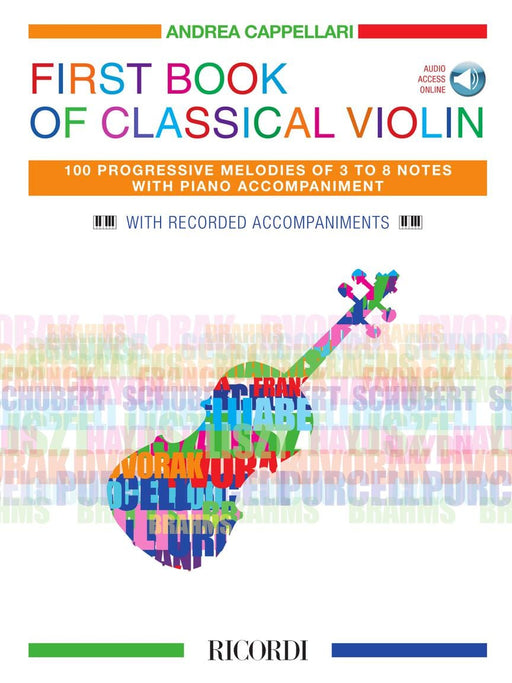 First Book of Classical Violin 100 Progressive Melodies of 3 to 8 Notes with Piano Accompaniment 古典 伴奏 小提琴 | 小雅音樂 Hsiaoya Music