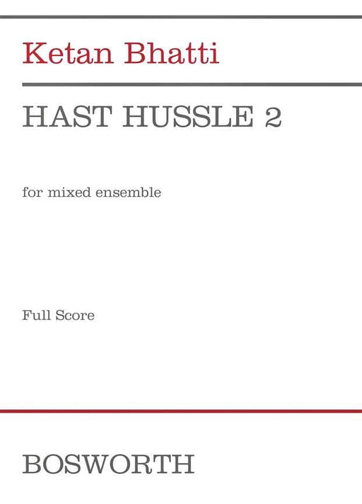 Hast Hustle 2 (Full Score) Flute, Bass Clarinet, Synthesizer, Harp, Marimba, Drum Kit, Cello 大總譜低音單簧管 馬林巴琴 大提琴 | 小雅音樂 Hsiaoya Music