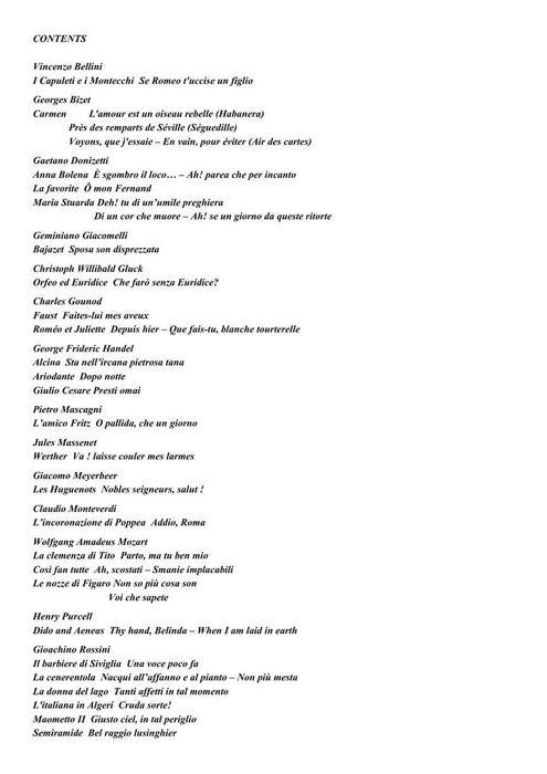 Ricordi Opera Anthology Mezzo-Soprano 歌劇次女高音 聲樂 | 小雅音樂 Hsiaoya Music