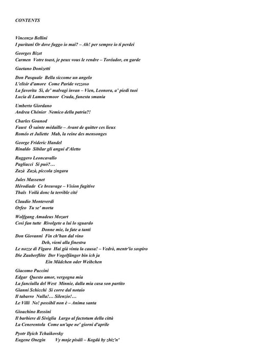 Ricordi Opera Anthology Baritone 歌劇 聲樂 | 小雅音樂 Hsiaoya Music