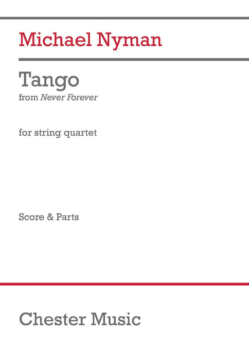 Tango (from 'Never Forever') for String Quartet Score and Parts 探戈 弦樂四重奏 | 小雅音樂 Hsiaoya Music