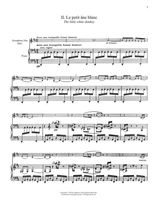 Three Concert Works for Saxophone for Alto Saxophone and Piano 音樂會 薩氏管中音薩氏管 鋼琴 薩氏管(含鋼琴伴奏) | 小雅音樂 Hsiaoya Music
