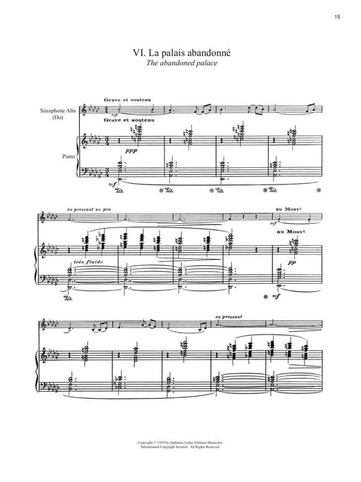 Three Concert Works for Saxophone for Alto Saxophone and Piano 音樂會 薩氏管中音薩氏管 鋼琴 薩氏管(含鋼琴伴奏) | 小雅音樂 Hsiaoya Music
