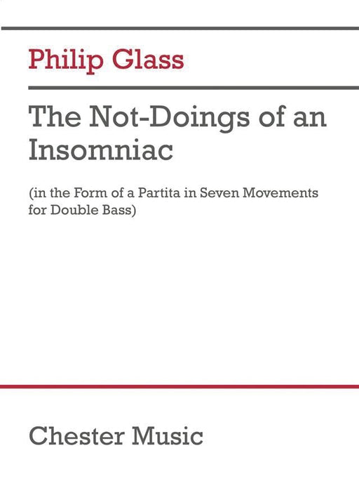 The Not-Doings of an Insomniac Partita for Double Bass and Poetry Reader 組曲 低音大提琴 | 小雅音樂 Hsiaoya Music
