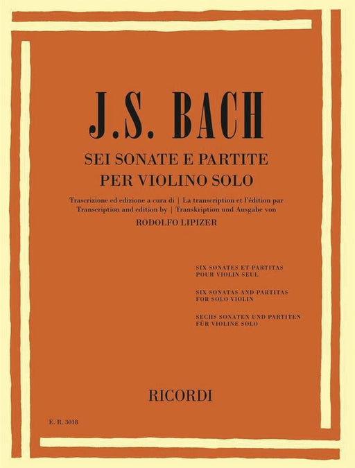 Sei Sonate E Partite (6 Sonatas and Partitas) for Violin Solo 巴赫‧約翰瑟巴斯提安 小提琴 奏鳴曲組曲 | 小雅音樂 Hsiaoya Music