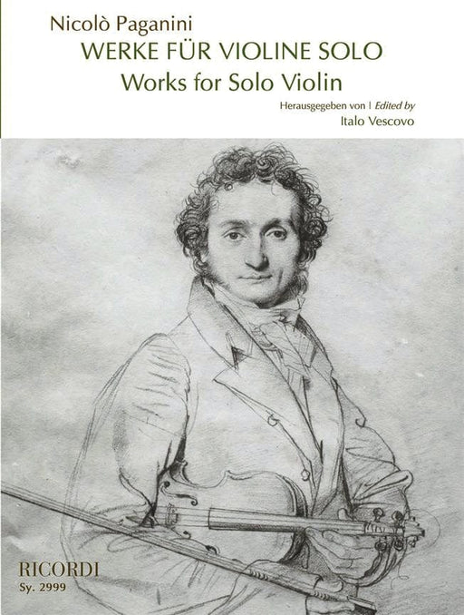 Works for Solo Violin Edited by Italo Vescovo 帕格尼尼 小提琴 | 小雅音樂 Hsiaoya Music