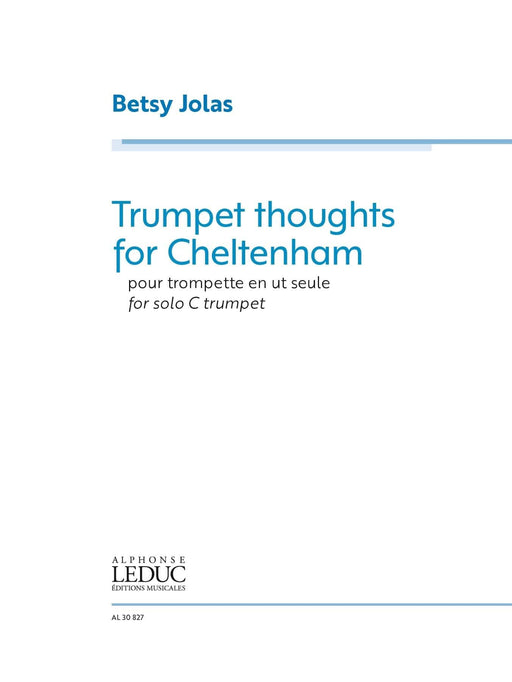 Trumpet Thoughts for Cheltenham for Trumpet 小號 | 小雅音樂 Hsiaoya Music