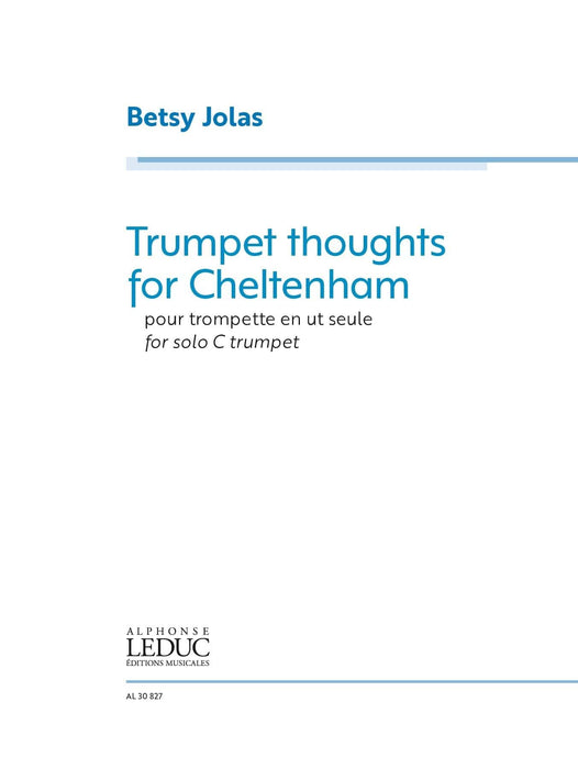 Trumpet Thoughts for Cheltenham for Trumpet 小號 | 小雅音樂 Hsiaoya Music
