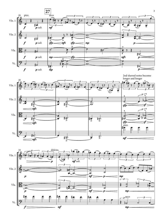 Short Variation on Mulier, ecce filius tuus for String Quartet Score and Parts 弦樂四重奏 變奏曲 | 小雅音樂 Hsiaoya Music
