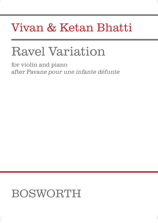 Ravel Variation (after Pavane pour une infante défunte) for Violin and Piano 變奏曲帕凡 小提琴鋼琴 | 小雅音樂 Hsiaoya Music