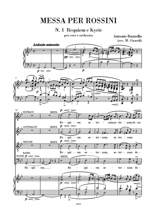 Messa Per Rossini Vocal Score 聲樂總譜 | 小雅音樂 Hsiaoya Music