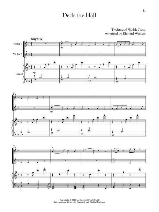 Christmas Carols for Violin Duet and Piano 小提琴 鋼琴 耶誕頌歌 | 小雅音樂 Hsiaoya Music