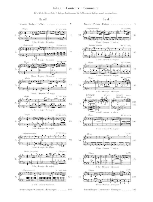 Piano Sonatas - Volume I Piano Solo 莫札特 鋼琴 奏鳴曲 亨乐版 | 小雅音樂 Hsiaoya Music