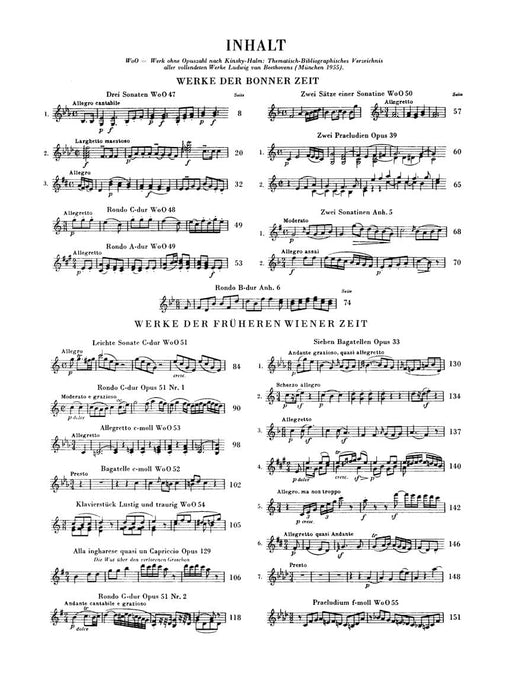 Piano Pieces [Klavierstücke] 貝多芬 鋼琴 小品 鋼琴 亨乐版 | 小雅音樂 Hsiaoya Music