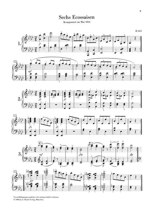 Complete Dances - Volume II Piano Solo 舒伯特 鋼琴 舞曲 亨乐版 | 小雅音樂 Hsiaoya Music