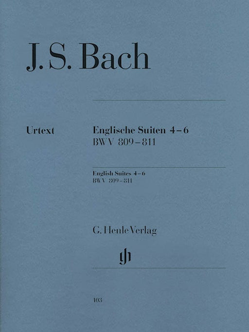 English Suites 4-6 BWV 809-811 Piano Solo 巴赫‧約翰瑟巴斯提安 英國組曲 鋼琴 亨乐版 | 小雅音樂 Hsiaoya Music