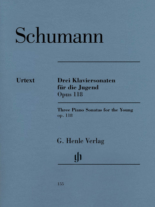 3 Piano Sonatas for the Young, Op. 118 舒曼‧羅伯特 鋼琴 奏鳴曲 亨乐版 | 小雅音樂 Hsiaoya Music