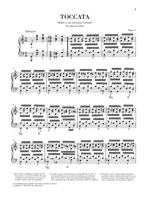 Toccata in C Major Op. 7 Piano Solo 舒曼‧羅伯特 觸技曲 鋼琴 亨乐版 | 小雅音樂 Hsiaoya Music