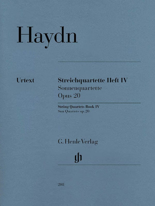 String Quartets, Vol. IV, Op. 20 (Sun Quartets) Set of Parts (Edition without fingering) 弦樂四重奏 亨乐版 | 小雅音樂 Hsiaoya Music