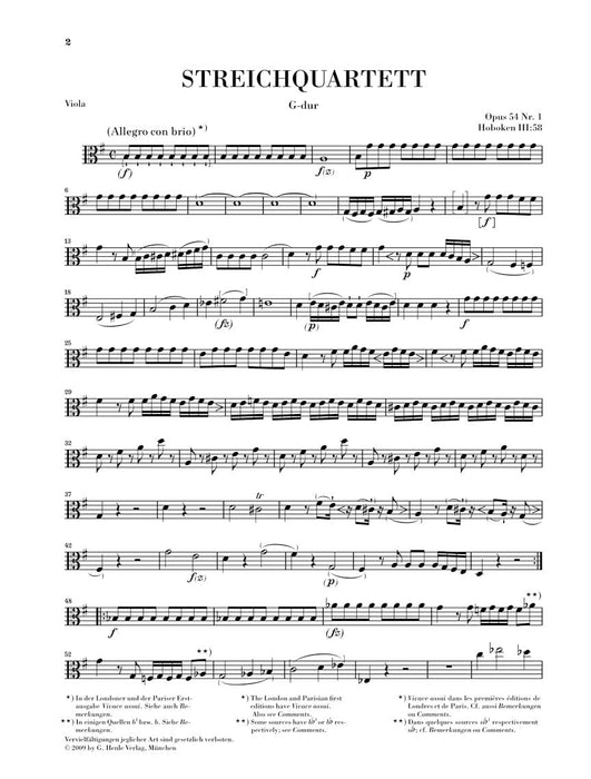 String Quartets, Vol. VII, Op. 54 and Op. 55 (Tost Quartets) Set of Parts 海頓 弦樂四重奏 亨乐版 | 小雅音樂 Hsiaoya Music