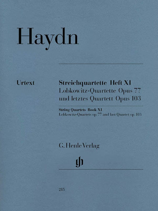String Quartets - Volume XI Op. 77 and Op. 103 弦樂四重奏 亨乐版 | 小雅音樂 Hsiaoya Music