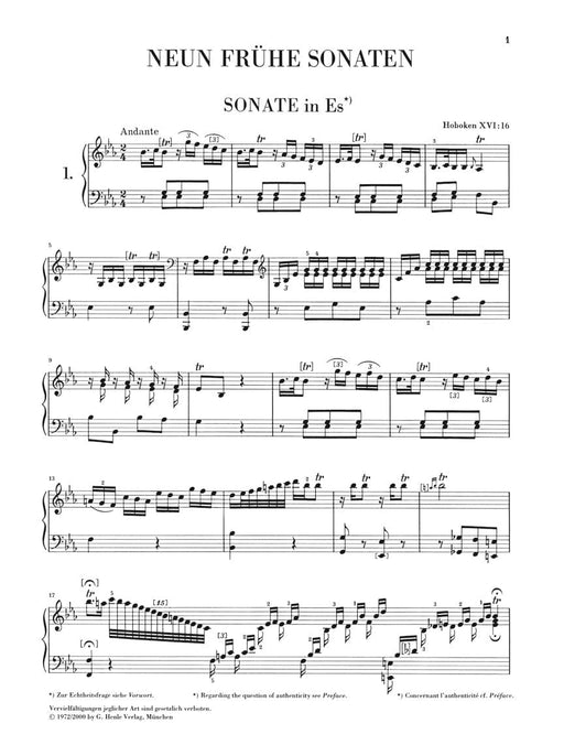 Complete Piano Sonatas - Volume I Piano Solo 海頓 鋼琴 奏鳴曲 亨乐版 | 小雅音樂 Hsiaoya Music