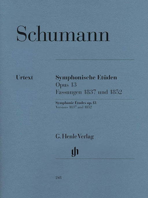Symphonic Etudes Op. 13 (Early, Late, and 5 Posthumous Versions) Piano Solo 舒曼‧羅伯特 遺著鋼琴 練習曲 鋼琴 亨乐版 | 小雅音樂 Hsiaoya Music