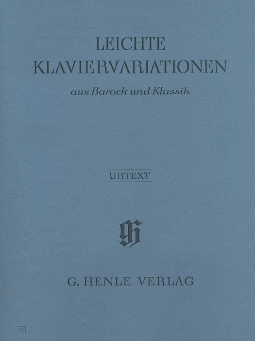 Easy Piano Variations from the Baroque and Classical Periods 簡單鋼琴變奏曲 巴洛克與古典時期 亨乐版 | 小雅音樂 Hsiaoya Music