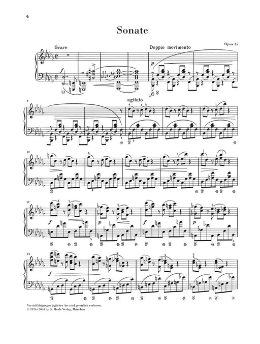 Piano Sonata B Flat minor Op. 35 Piano Solo 蕭邦 奏鳴曲 鋼琴 亨乐版 | 小雅音樂 Hsiaoya Music