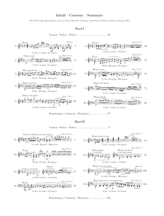 Selected Piano Sonatas - Volume I (1768-1785) Piano Solo 克雷門悌穆奇歐 鋼琴 奏鳴曲 亨乐版 | 小雅音樂 Hsiaoya Music