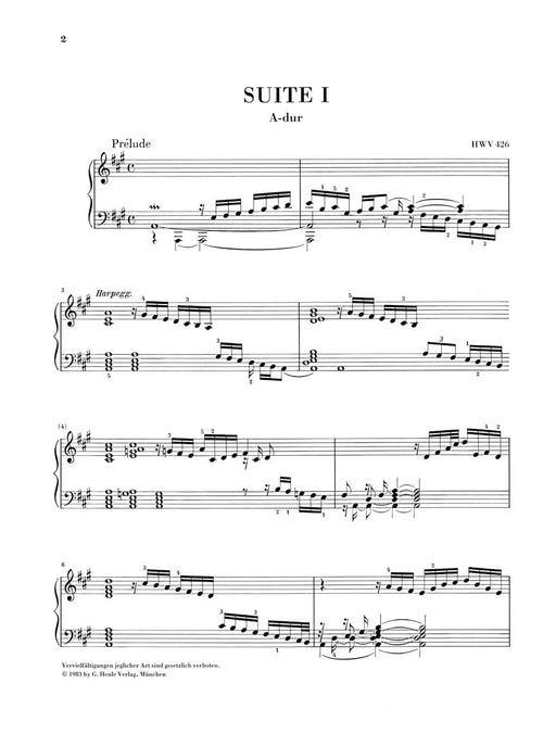 Piano Suites (London 1720) Piano Solo 鋼琴 組曲 亨乐版 | 小雅音樂 Hsiaoya Music