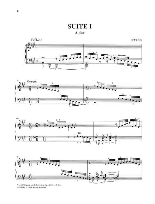 Piano Suites (London 1720) Piano Solo 鋼琴 組曲 亨乐版 | 小雅音樂 Hsiaoya Music