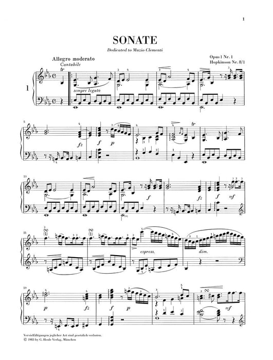 Piano Sonatas Piano Solo 鋼琴 奏鳴曲 亨乐版 | 小雅音樂 Hsiaoya Music