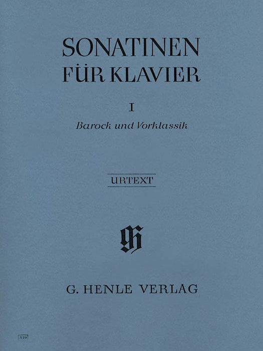 Sonatinas for Piano - Volume I: Baroque to Pre-Classic 鋼琴 巴洛克 小奏鳴曲 鋼琴 亨乐版 | 小雅音樂 Hsiaoya Music