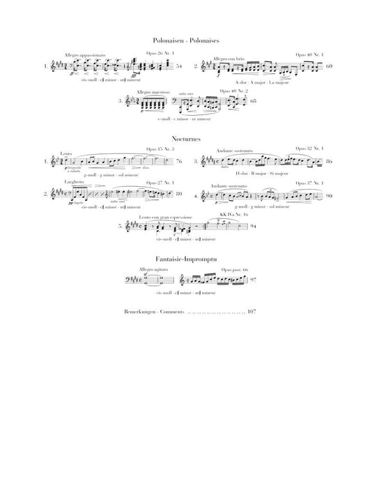 Selected Piano Works Piano Solo 蕭邦 鋼琴 亨乐版 | 小雅音樂 Hsiaoya Music