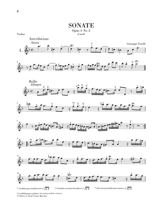 Italian Violin Music of the Baroque Era - Volume I Violin and Piano 義大利小提琴 巴洛克時期 小提琴(含鋼琴伴奏) 亨乐版 | 小雅音樂 Hsiaoya Music