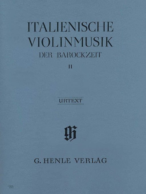 Italian Violin Music of the Baroque Era - Volume II Violin and Piano 義大利小提琴 巴洛克時期 小提琴(含鋼琴伴奏) 亨乐版 | 小雅音樂 Hsiaoya Music