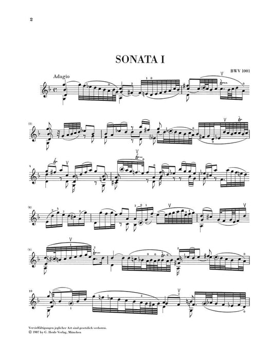 Sonatas and Partitas BWV 1001-1006 Violin Solo 巴赫‧約翰瑟巴斯提安 小提琴 奏鳴曲組曲 小提琴(含鋼琴伴奏) 亨乐版 | 小雅音樂 Hsiaoya Music
