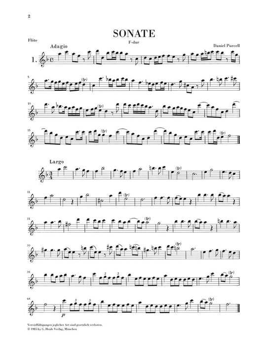 Flute Music Volume 1 - Baroque Period for Flute & Piano 長笛 巴洛克時期 長笛(含鋼琴伴奏) 亨乐版 | 小雅音樂 Hsiaoya Music