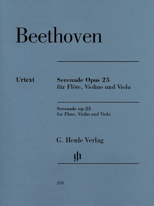 Serenade in D Major Op. 25 for Flute, Violin and Viola - Revised Edition 貝多芬 小夜曲 小提琴 中提琴 混和三重奏 亨乐版 | 小雅音樂 Hsiaoya Music