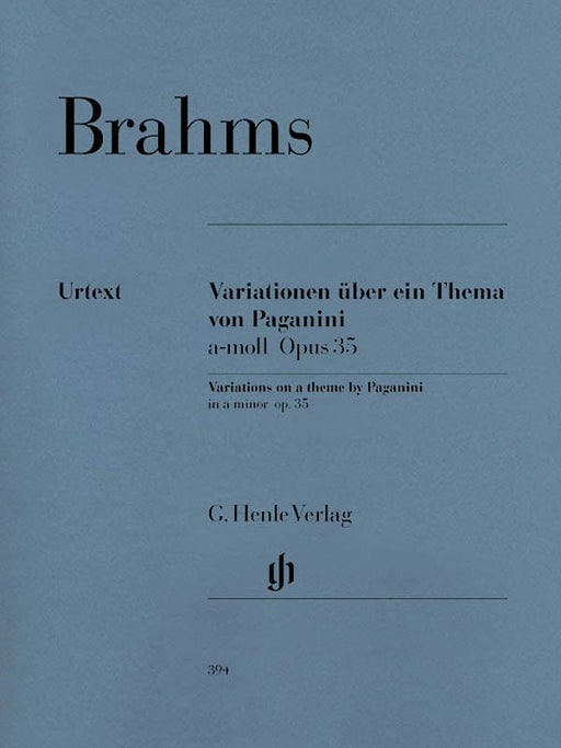Paganini-Variations Op. 35 布拉姆斯 鋼琴 亨乐版 | 小雅音樂 Hsiaoya Music